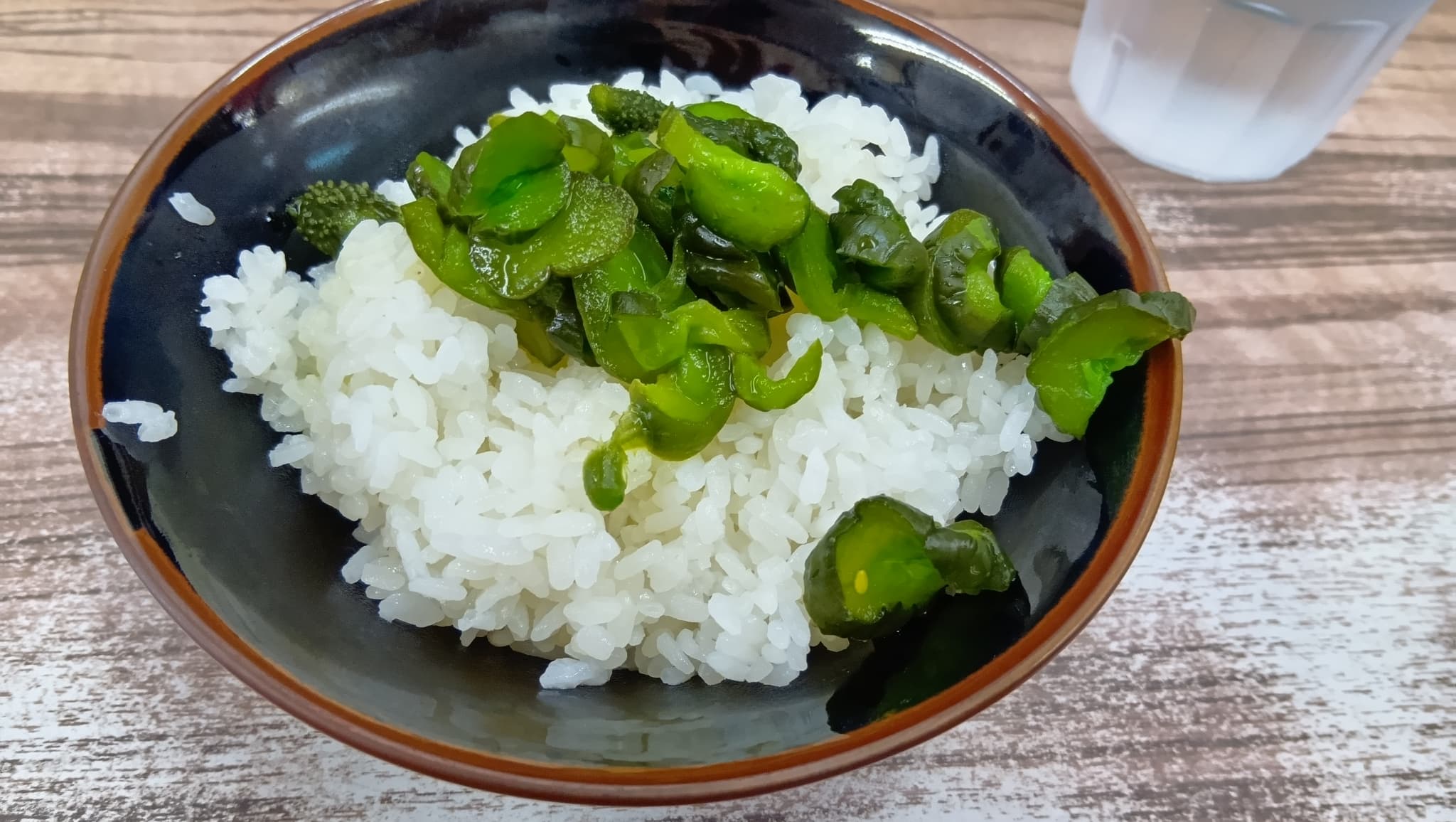武蔵野のライスと漬物