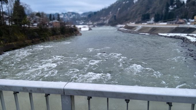 橋から見た信濃川